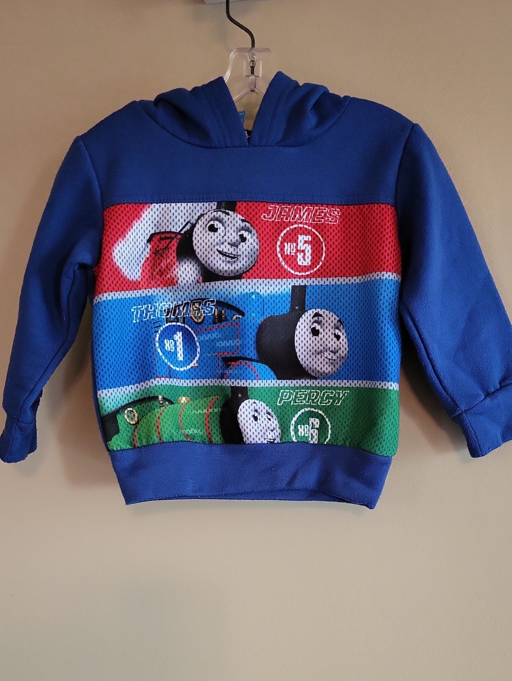 Thomas & Friends blue pullover hoodie